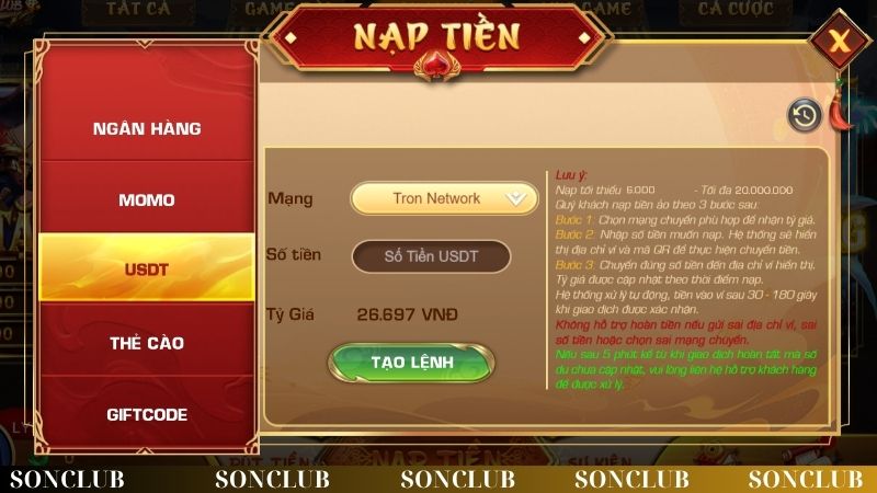 Cách nạp tiền siêu đơn giản cho dân cược