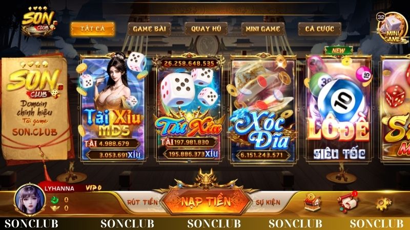 SONCLUB mong muốn trở thành cổng game hàng đầu